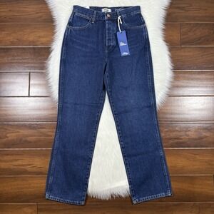Wrangler Women's Size 26 X 28 Wild West 603 High Rise Straight Denim‎ Jeans